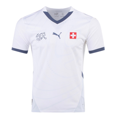 Switzerland Away Soccer Jersey Euro 2024