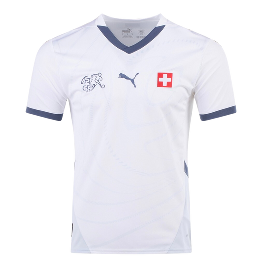 Switzerland Away Soccer Jersey Euro 2024