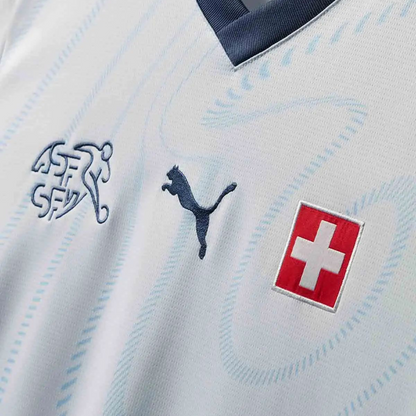 Switzerland Away Soccer Jersey Euro 2024