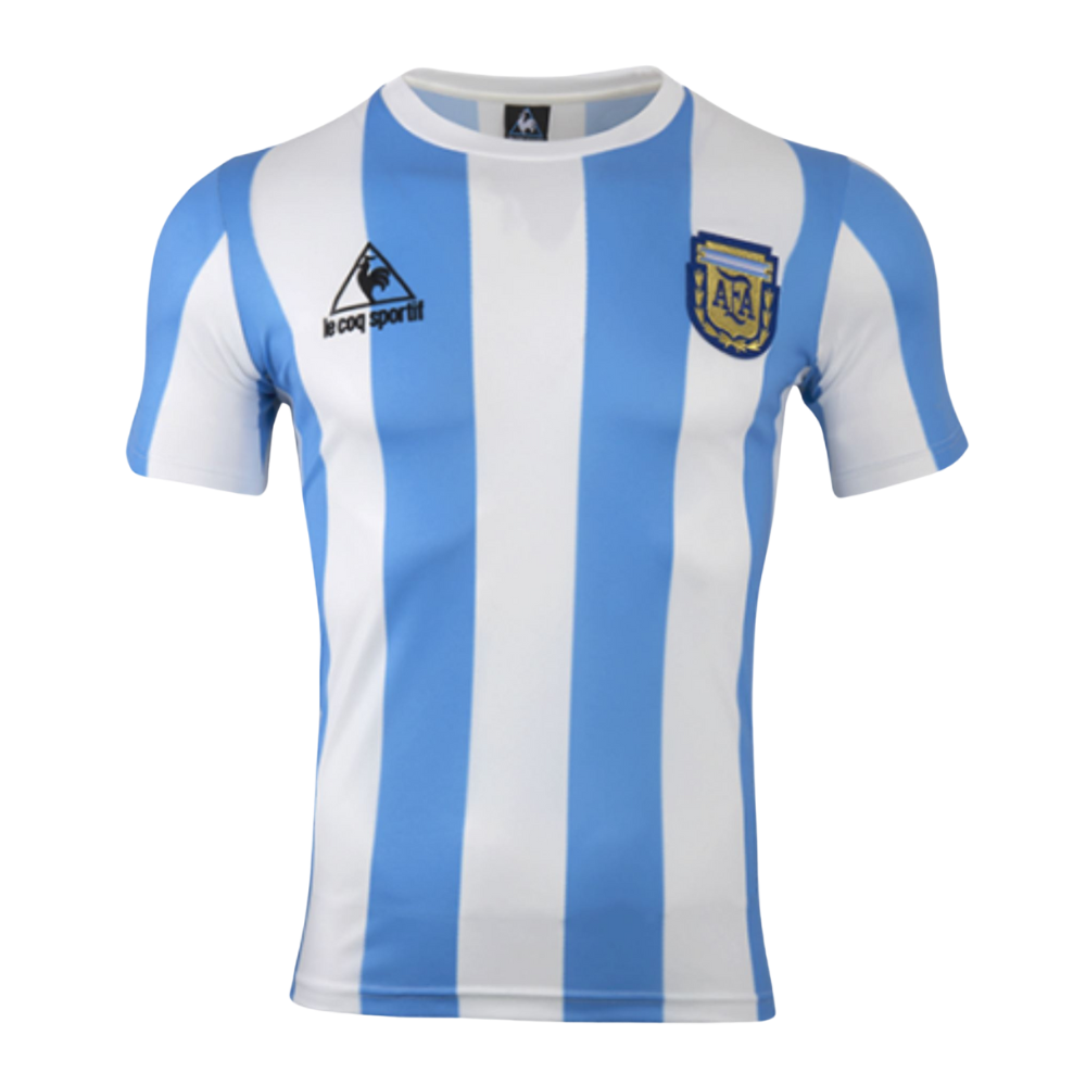 Retro 1986 Argentina Home Soccer Jersey