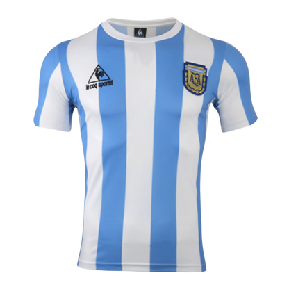 Retro 1986 Argentina Home Soccer Jersey