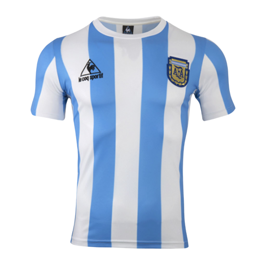 Retro 1986 Argentina Home Soccer Jersey
