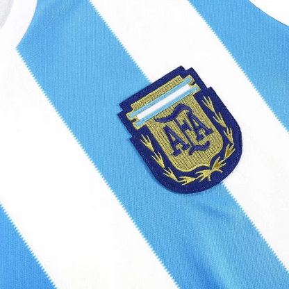 Retro 1986 Argentina Home Soccer Jersey