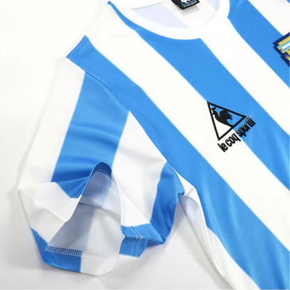 Retro 1986 Argentina Home Soccer Jersey