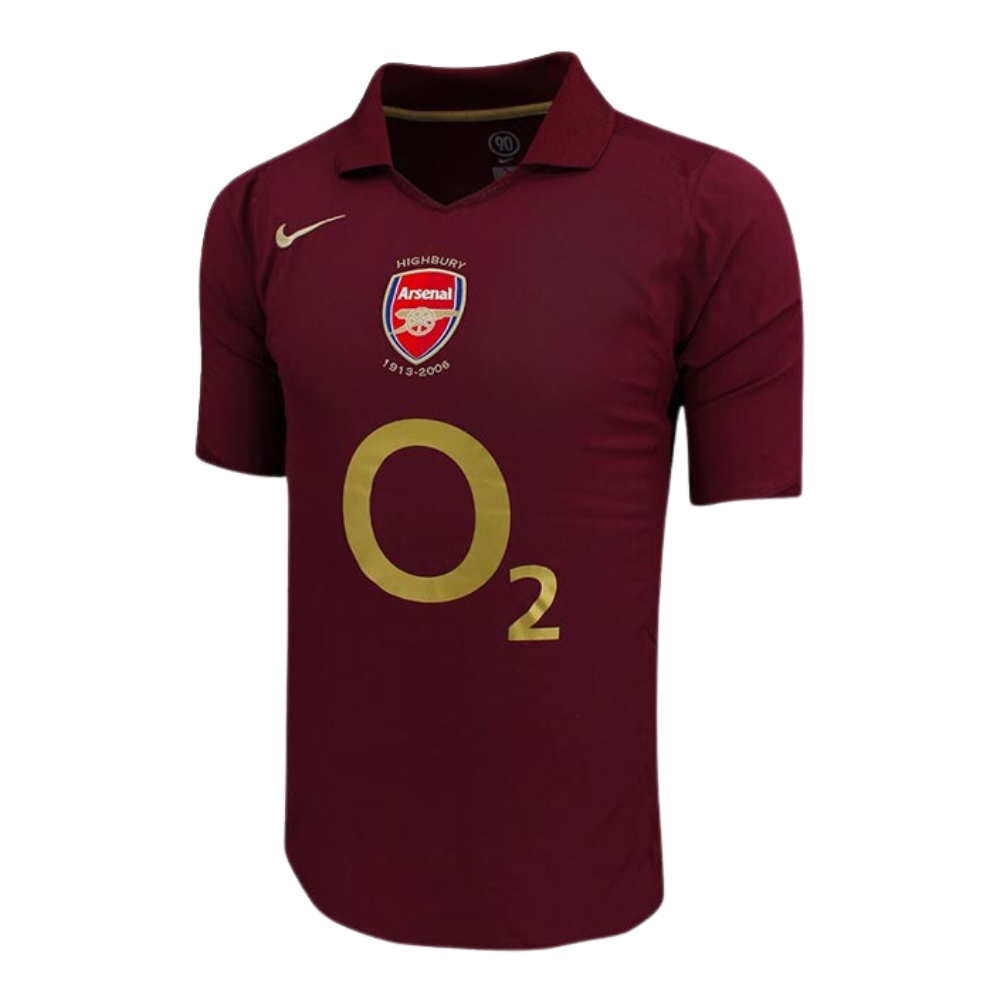 Retro 2005/06 Arsenal Home Soccer Jersey
