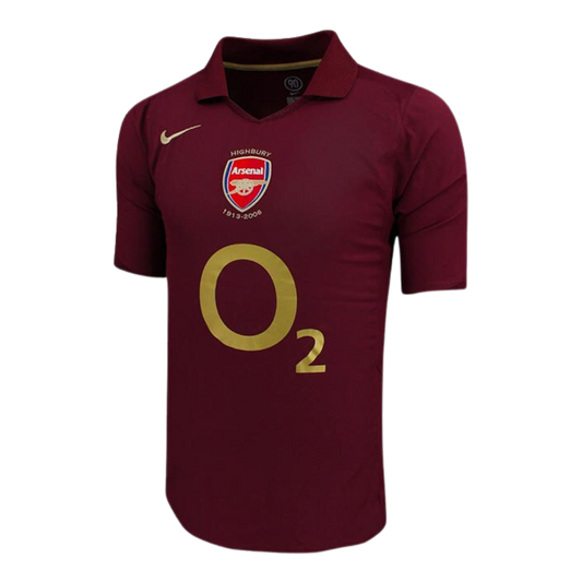 Retro 2005/06 Arsenal Home Soccer Jersey