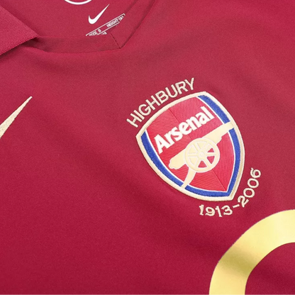 Retro 2005/06 Arsenal Home Soccer Jersey