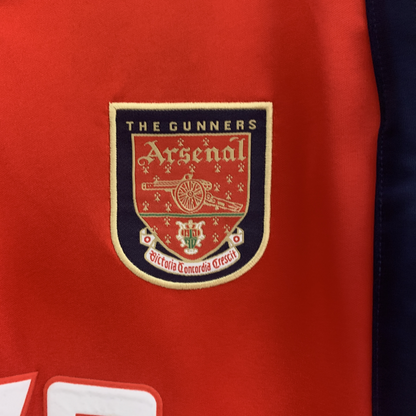 Retro 1998/99 Arsenal Home Long Sleeve Soccer Jersey