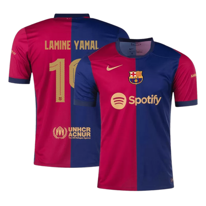 LAMINE YAMAL #19 Barcelona Home Soccer Jersey 2024/25