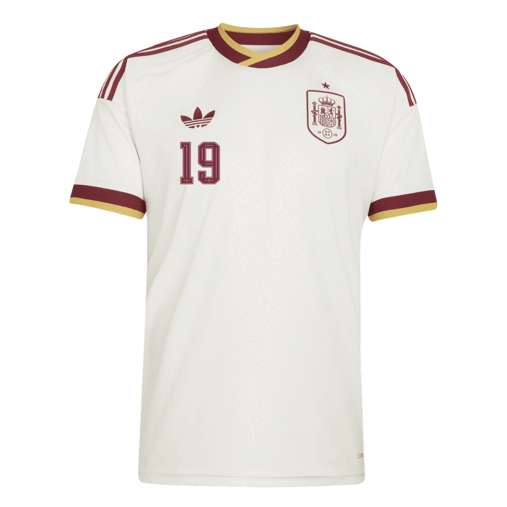 (Ready To Ship) Spain FIFA World Cup 2026 Away LAMINE YAMAL 19 Jersey