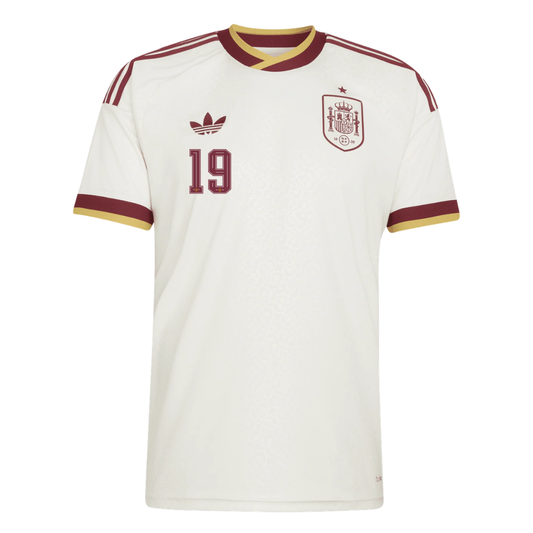 (Ready To Ship) Spain FIFA World Cup 2026 Away LAMINE YAMAL 19 Jersey