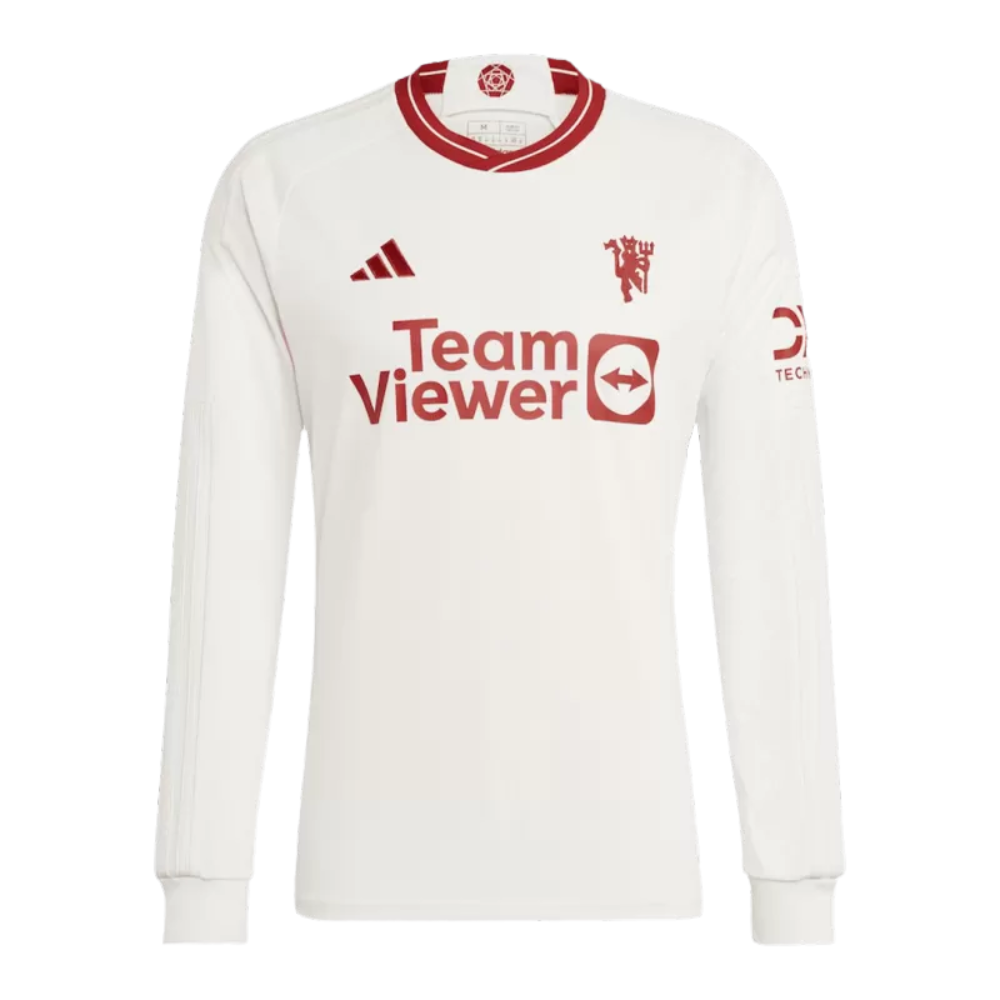 Manchester United Third Away Long Sleeve Soccer Jersey 2023/24
