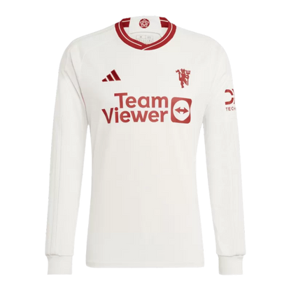 Manchester United Third Away Long Sleeve Soccer Jersey 2023/24