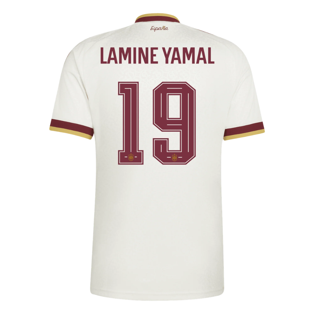 (Ready To Ship) Spain FIFA World Cup 2026 Away LAMINE YAMAL 19 Jersey