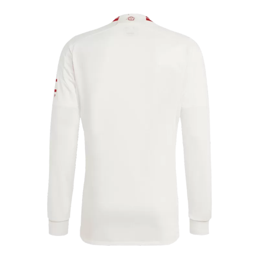 Manchester United Third Away Long Sleeve Soccer Jersey 2023/24