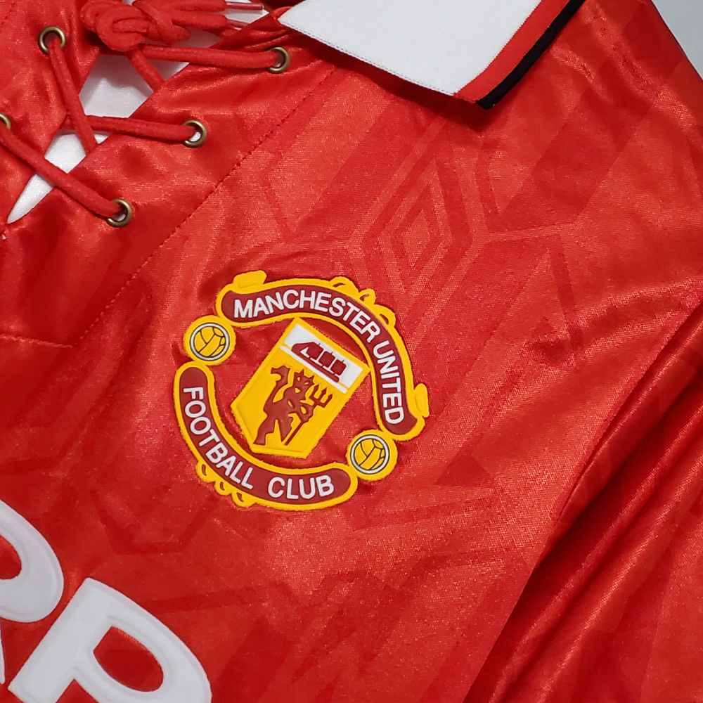Retro 1992/94 Manchester United Home Soccer Jersey