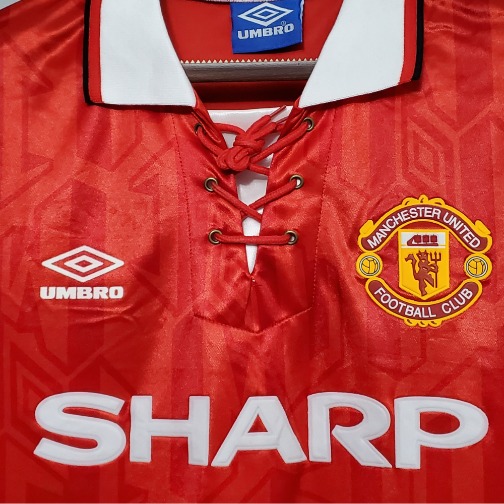 Retro 1992/94 Manchester United Home Soccer Jersey