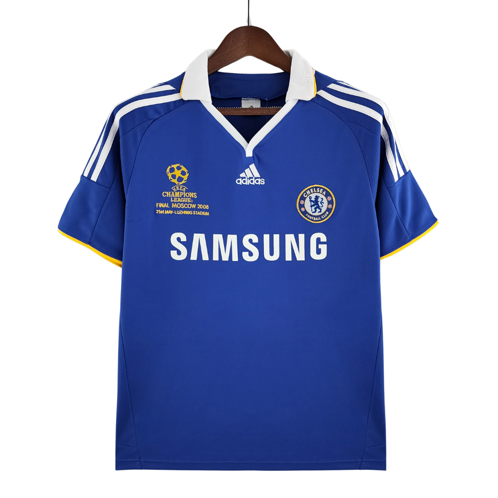 Retro 2008 Chelsea UCL Final Home Soccer Jersey