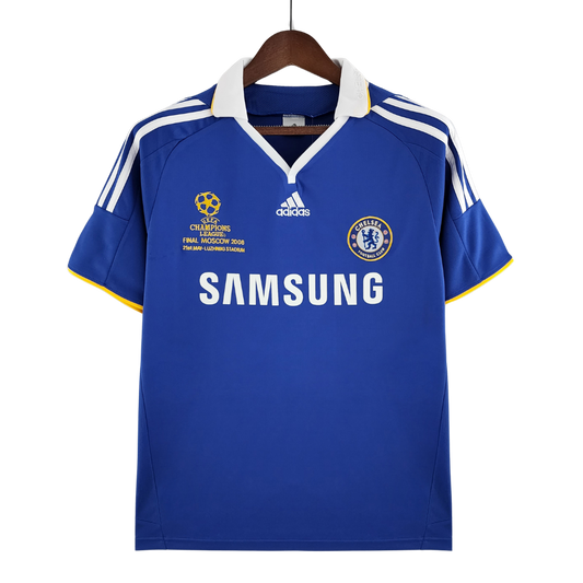 Retro 2008 Chelsea UCL Final Home Soccer Jersey