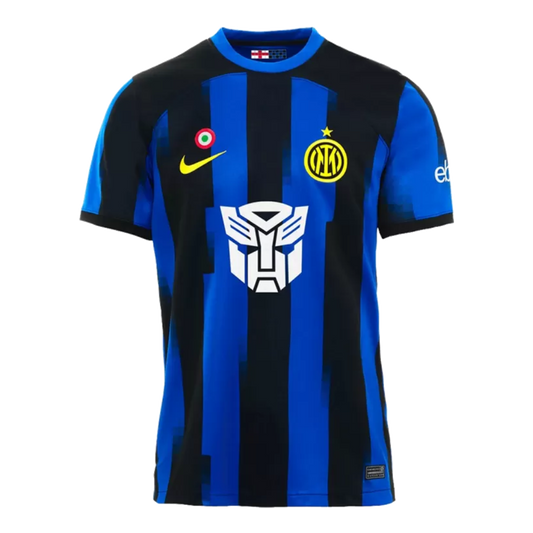Inter Milan X Transformers Home Soccer Jersey 2023/24