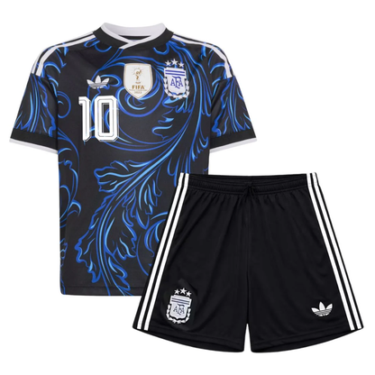 (Ready To Ship) Kids Argentina FIFA World Cup Messi 10 Away Jersey 2026