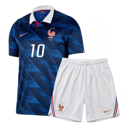 (Ready To Ship) Kids MBAPPE #10 France FIFA World Cup Away Jersey Kit 2026