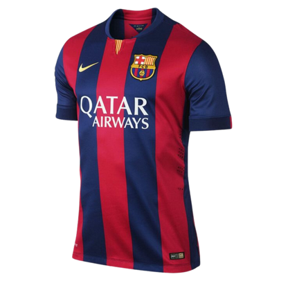 Retro 2014/15 Barcelona Home Soccer Jersey