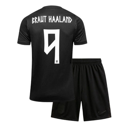Kids Norway Away 2026 HAALAND 9 Jersey Kit