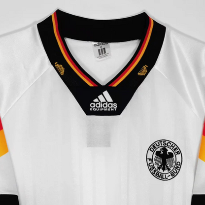 Retro 1992 Germany Home Soccer Jersey