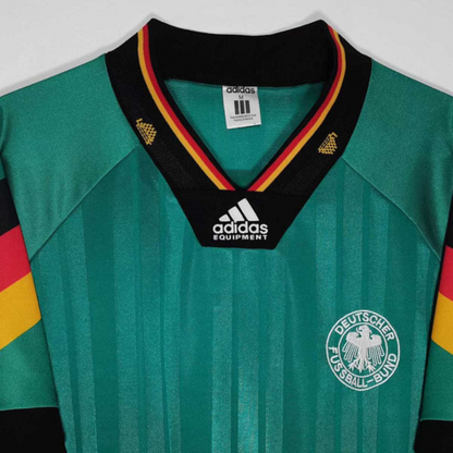 Retro 1992 Germany Away Soccer Jersey