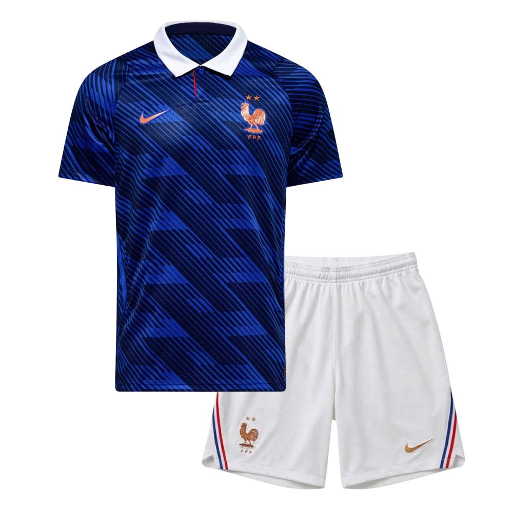 Kids France Home 2026 Jersey Kit