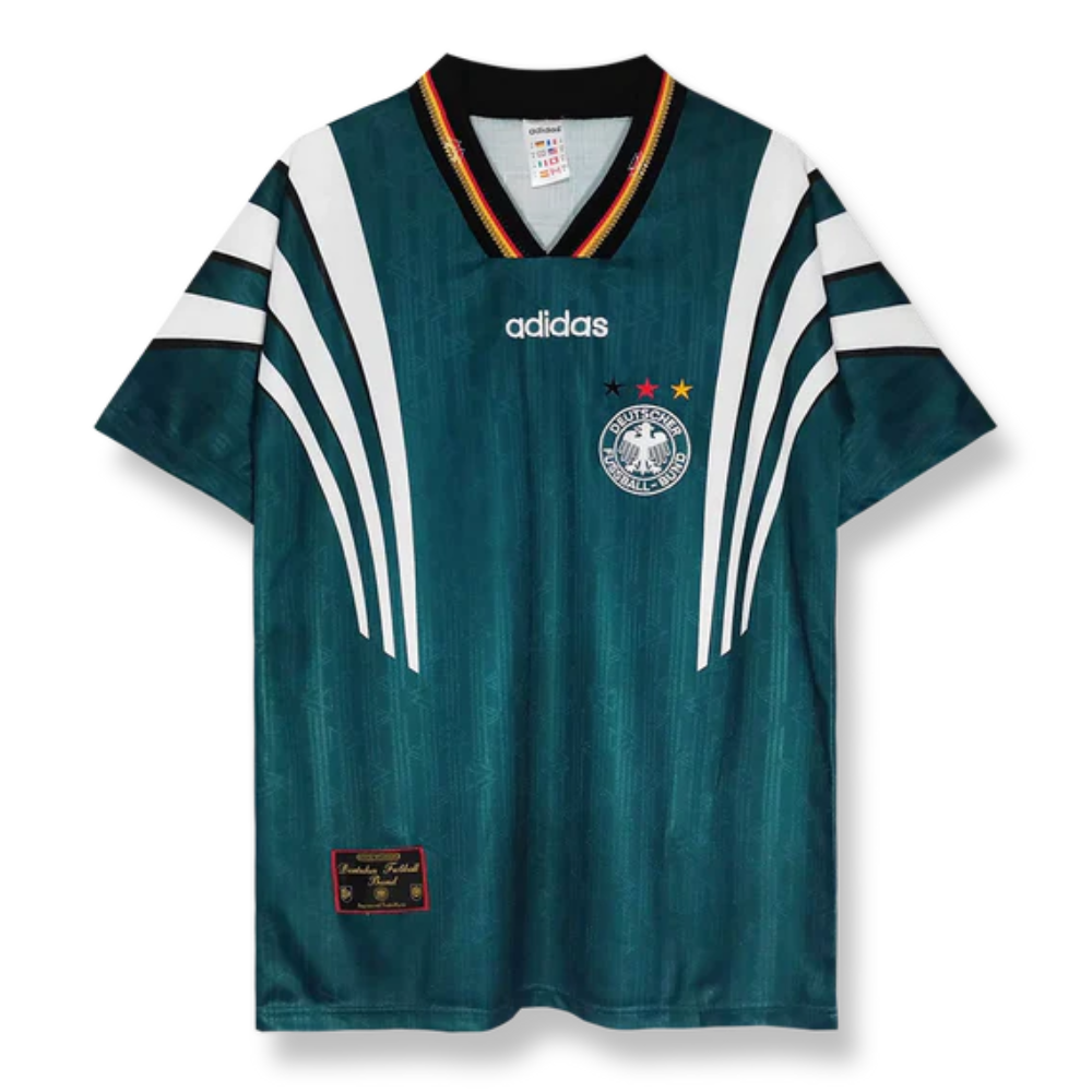 Retro 1996 Germany Away Soccer Jersey