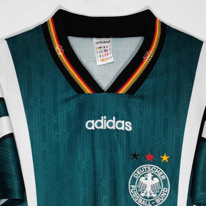 Retro 1996 Germany Away Soccer Jersey