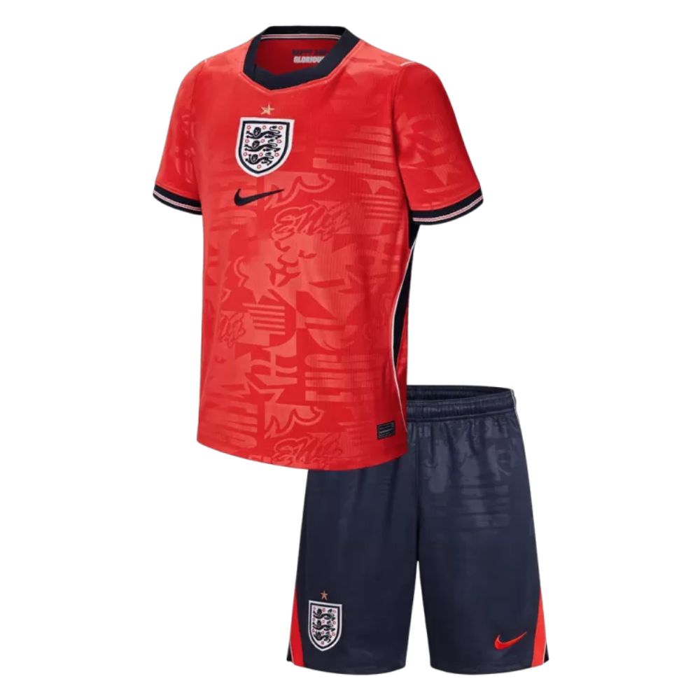 Kids England FIFA World Cup Away Jersey Kit 2026