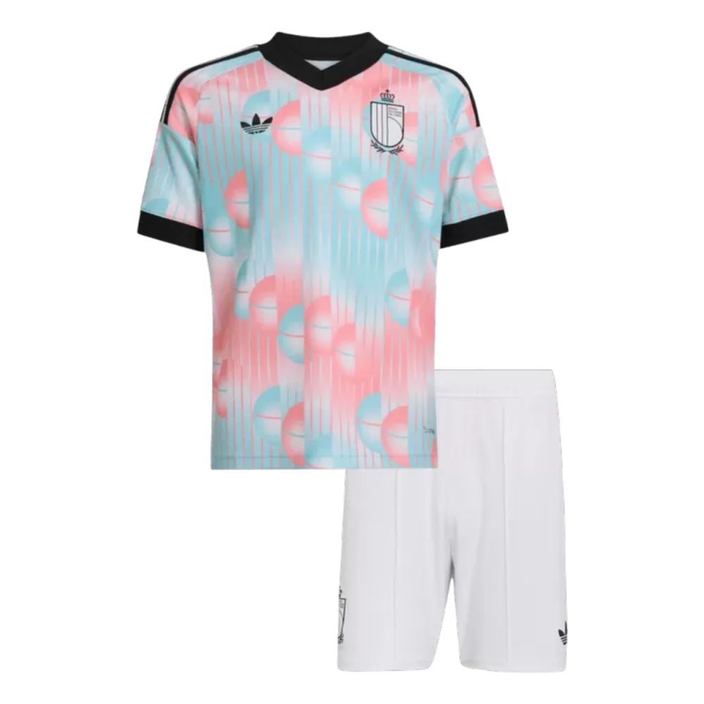 Kids Belgium FIFA World Cup Away Jersey Kit 2026