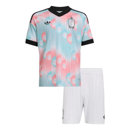 Kids Belgium FIFA World Cup Away Jersey Kit 2026