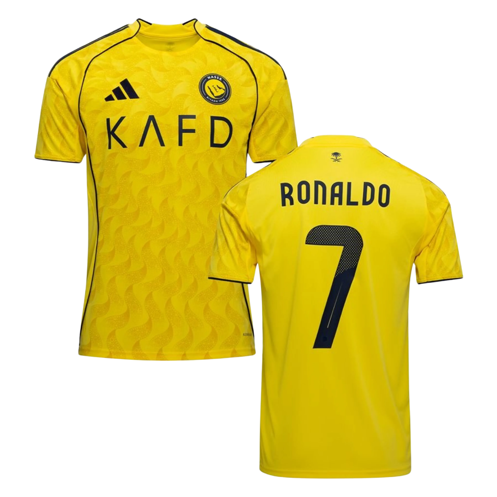 Al Nassr Home Soccer Jersey #7 RONALDO 2025/26