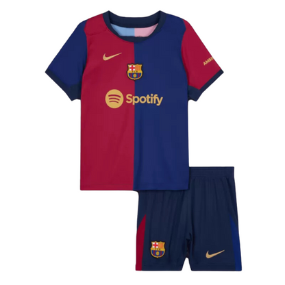 Kids Barcelona Home Soccer Jersey 2024/25