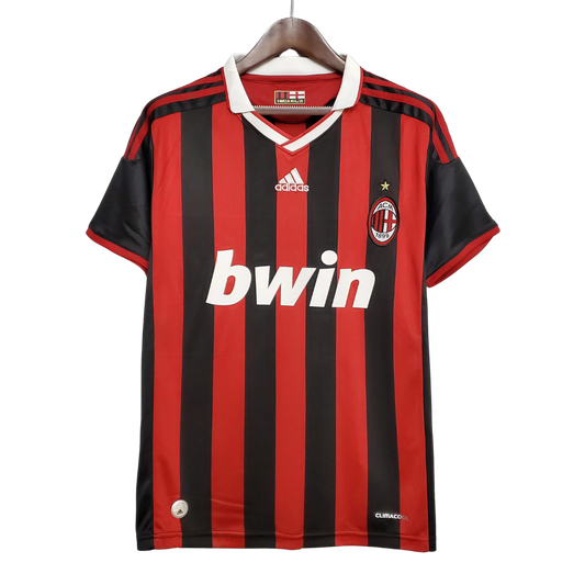 Retro  2009/10 AC Milan Home Soccer Jersey