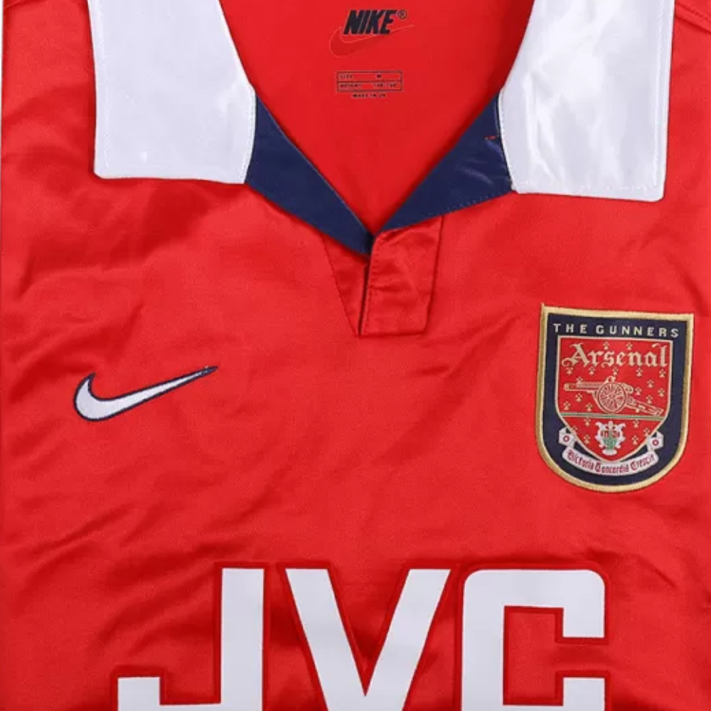 Retro 1998/99 Arsenal Home Soccer Jersey