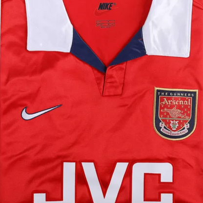 Retro 1998/99 Arsenal Home Soccer Jersey