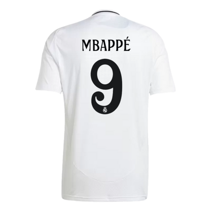 MBAPPÉ #9 Real Madrid Home Soccer Jersey 2024/25