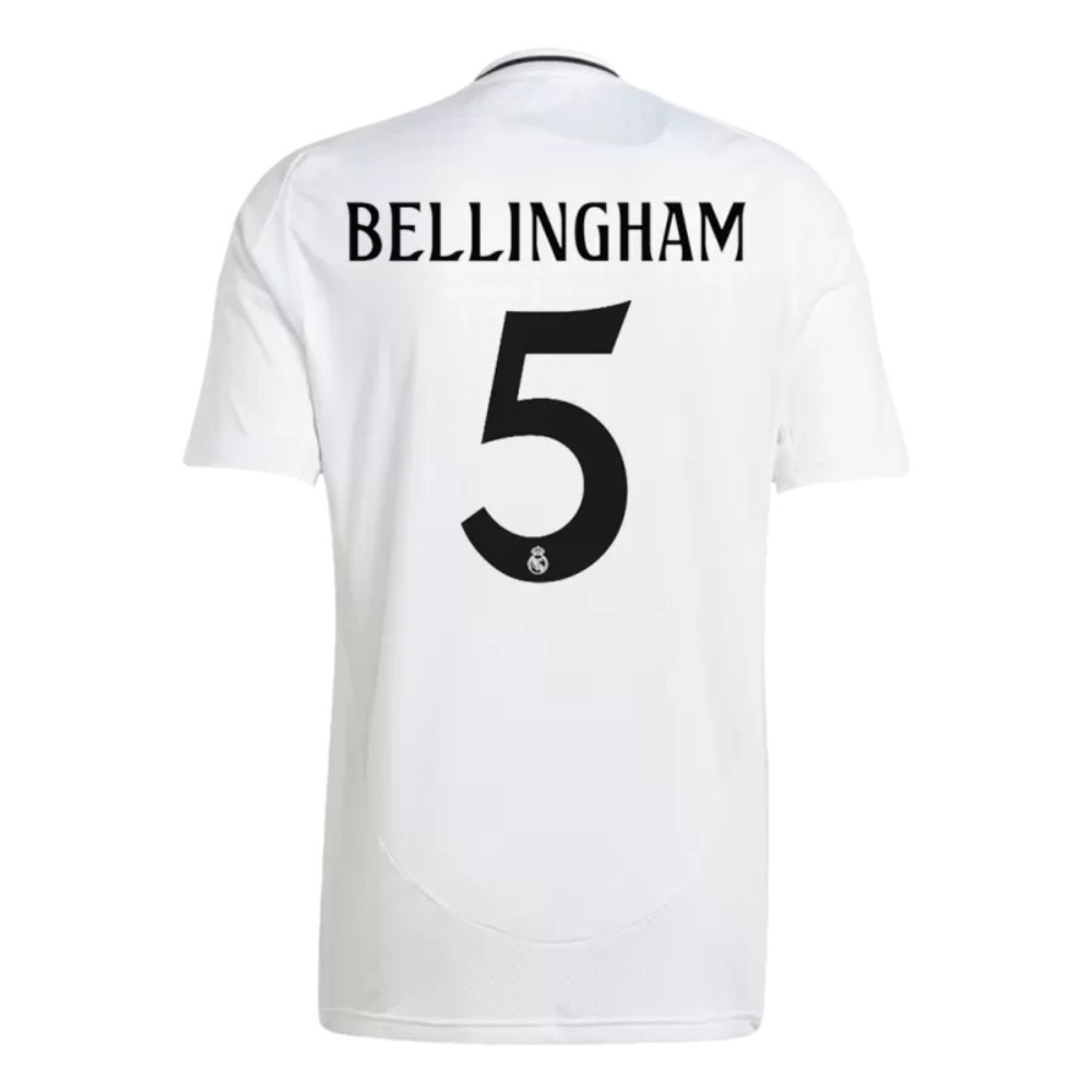 BELLINGHAM #5 Real Madrid Home Soccer Jersey 2024/25