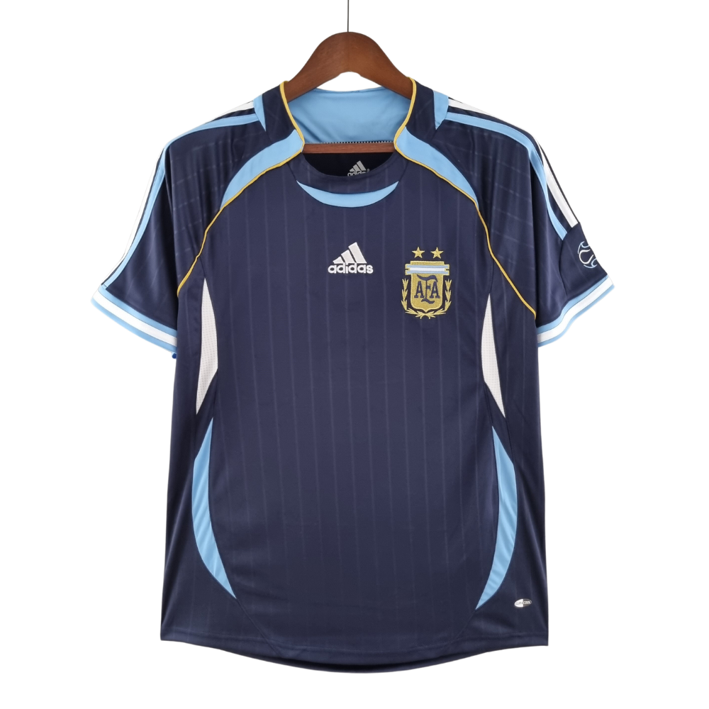 Retro 2006 Argentina Away Soccer Jersey