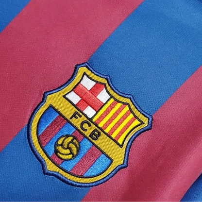 Retro 2005/06 Barcelona Home Soccer Jersey - UCL