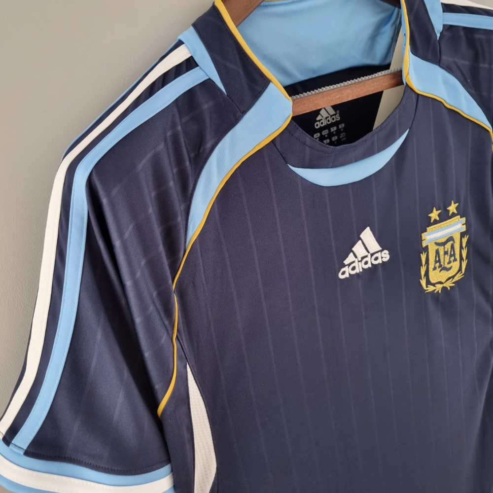 Retro 2006 Argentina Away Soccer Jersey