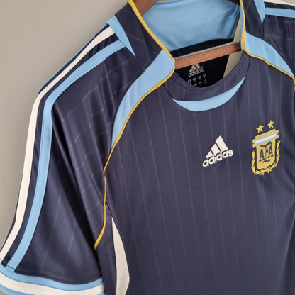 Retro 2006 Argentina Away Soccer Jersey