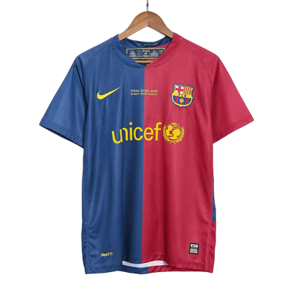 Retro MESSI #10 2008/09 Barcelona Home Soccer Jersey - UCL Final