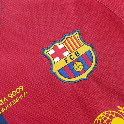 Retro MESSI #10 2008/09 Barcelona Home Soccer Jersey - UCL Final