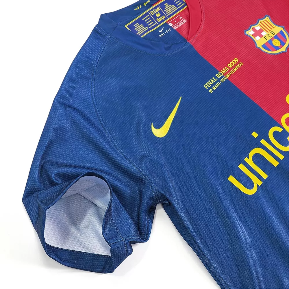 Retro MESSI #10 2008/09 Barcelona Home Soccer Jersey - UCL Final
